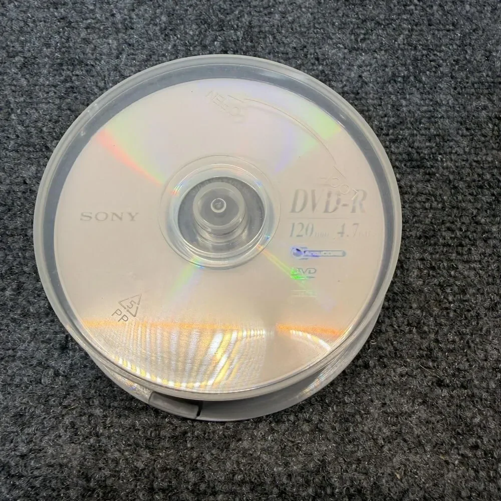 Sony DVD-R 16x 4.7GB 120min Blank Recordable Discs Spindle Data Video Media